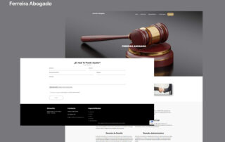 desarrollo página web abogados